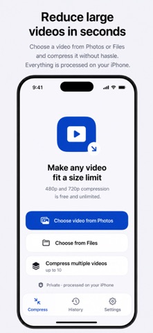 Video Compressor: Resize MB Screenshot 1 of 5