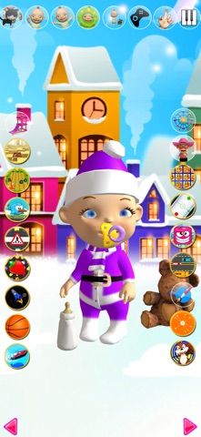 Talking Babsy Baby Xmas Games screenshot