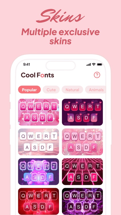 Fonts - Keyboardskins & emoji screenshot-3