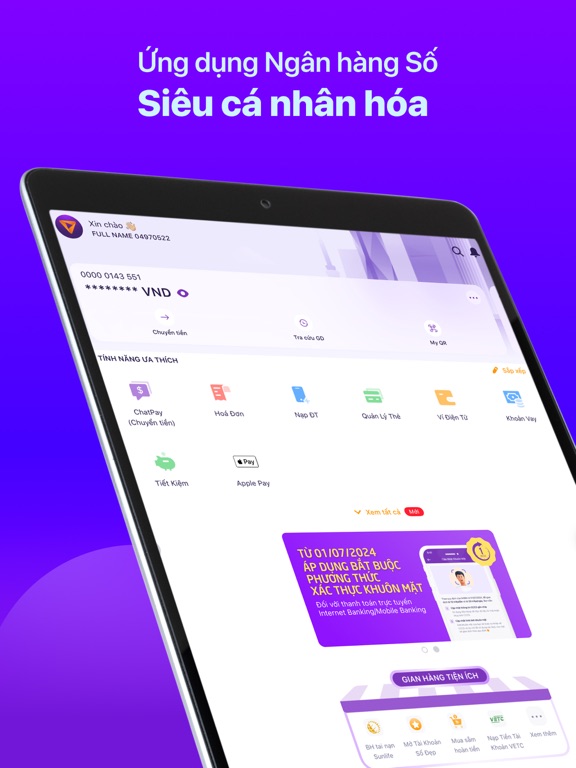 Screenshot #4 pour TPBank Mobile