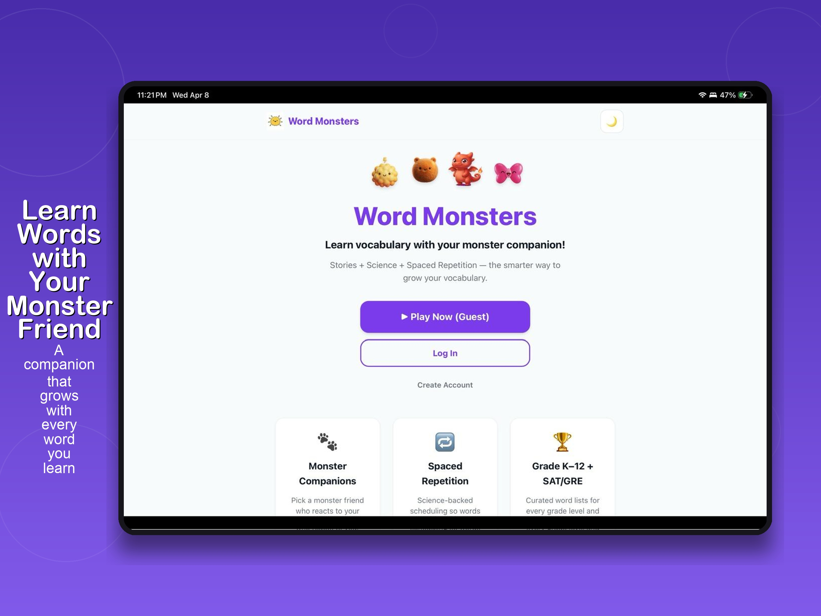 Word Monsters: Spelling+Vocab