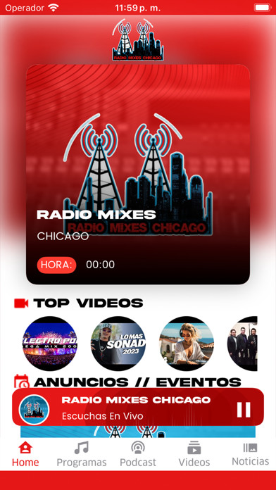 Radio Mixes Chicago Screenshot