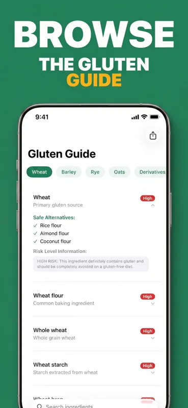 Gluten Free Scanner screenshot 5 of 6