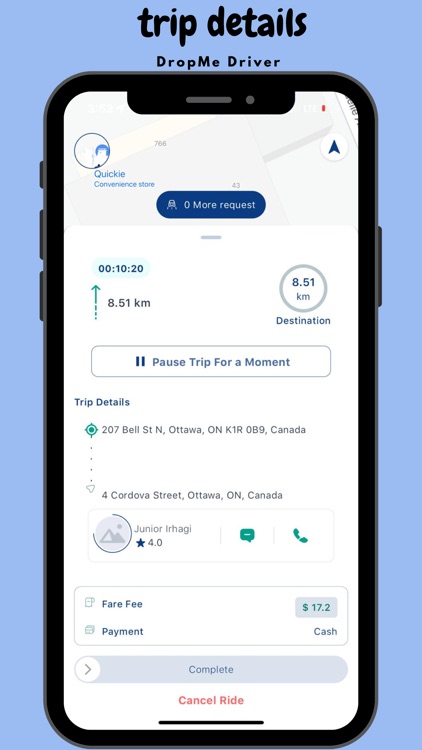 DropMe-Driver: Earn the Rides