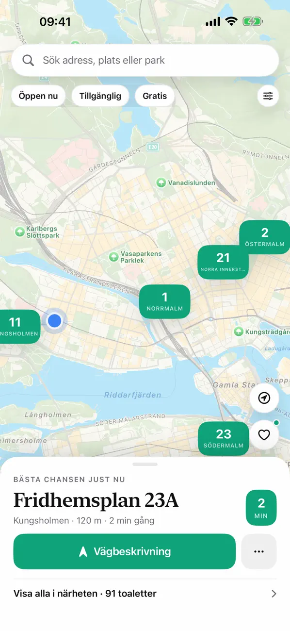 Screenshot #1 pour Toaletter i Stockholm
