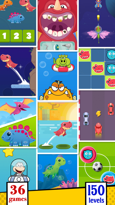 Screenshot #1 pour Jeux de dinosaures Jeu enfant