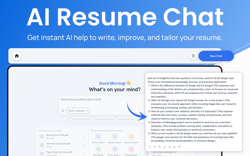 AI Resume Builder | CV Maker. iPhone screenshot