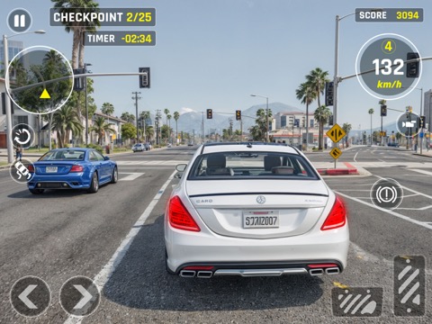 シティ車運転 交通 リアルレーシングゲームのおすすめ画像2