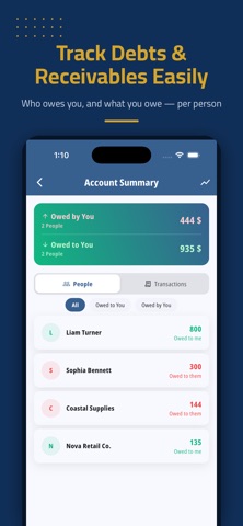 Amunta – Debts & Expenses Screenshot 2 of 8
