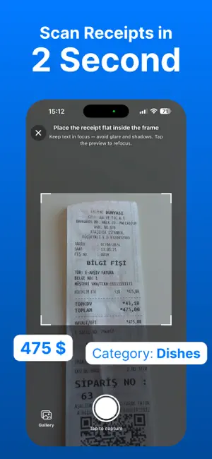 Receipt AI - Expense Scanner screenshot 1