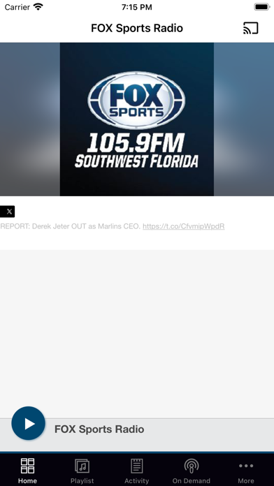 FOX Sports Radio Screenshot