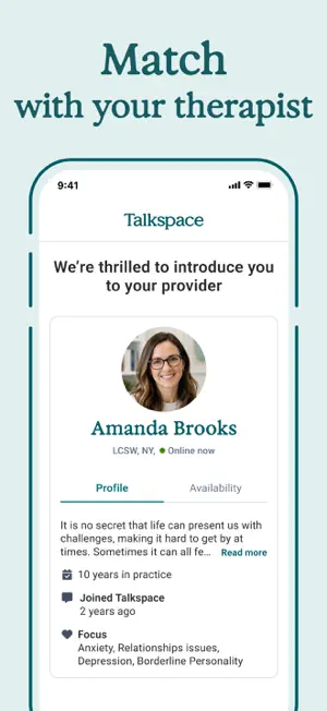 Talkspace: Virtual Therapy App screenshot 4