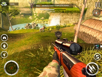 Sniper Target Deer Hunter Game iPad screenshot