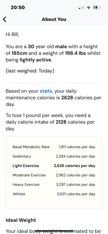 Simple Calories Screenshot 1 of 4