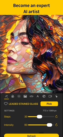 SDFX - Paint & Cartoon Filters iPhone screenshot