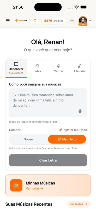 MoneyVoz - Música com IA screenshot 1 of 4