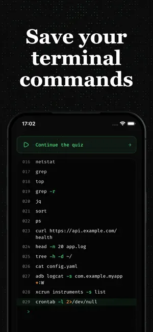 Terminaster iPhone screenshot 1