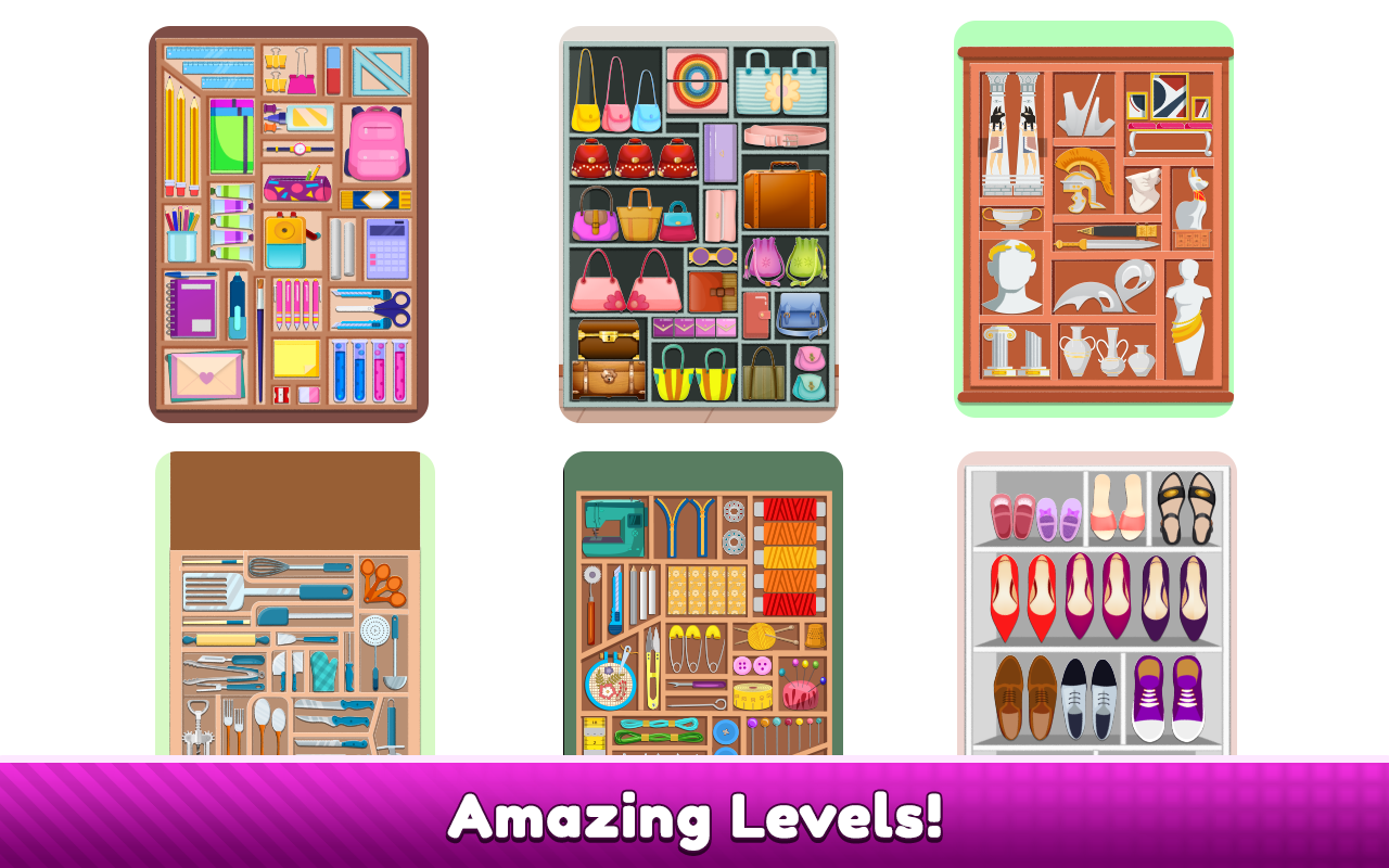 Cupboard Organizer Game
