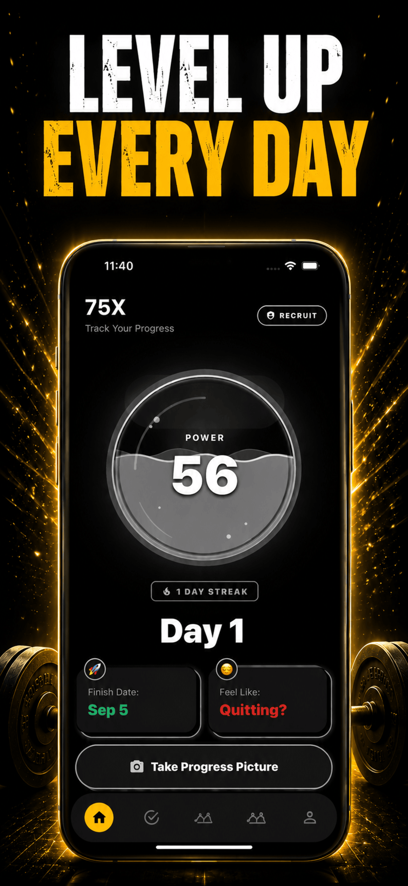 75 hard challenge tracker :75X screenshot 4