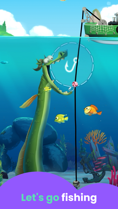 Sea Monster Fishing Games Screenshot