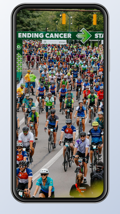 Pelotonia Tracker Screenshot