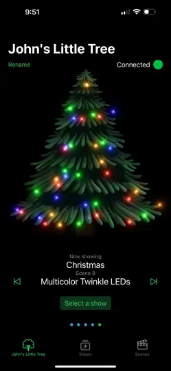 Captura de pantalla de John's Little Tree en iPhone 1