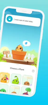 Plant Nanny Cute Water Tracker : capture d’écran 2 sur 9