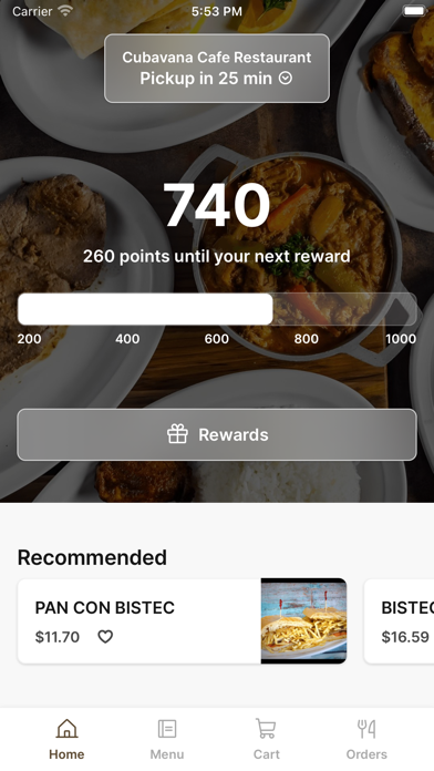 Cubavana Cafe Restaurant Screenshot