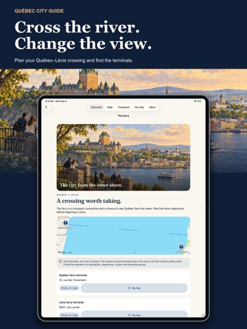 Quebec Guide  and Transit iPad screenshot