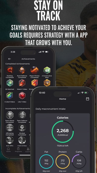 BPM Performance Zone Rugby App Screenshot