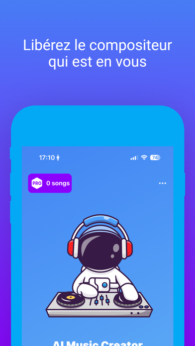 Screenshot #3 pour Riffusion : Texte AI Songify
