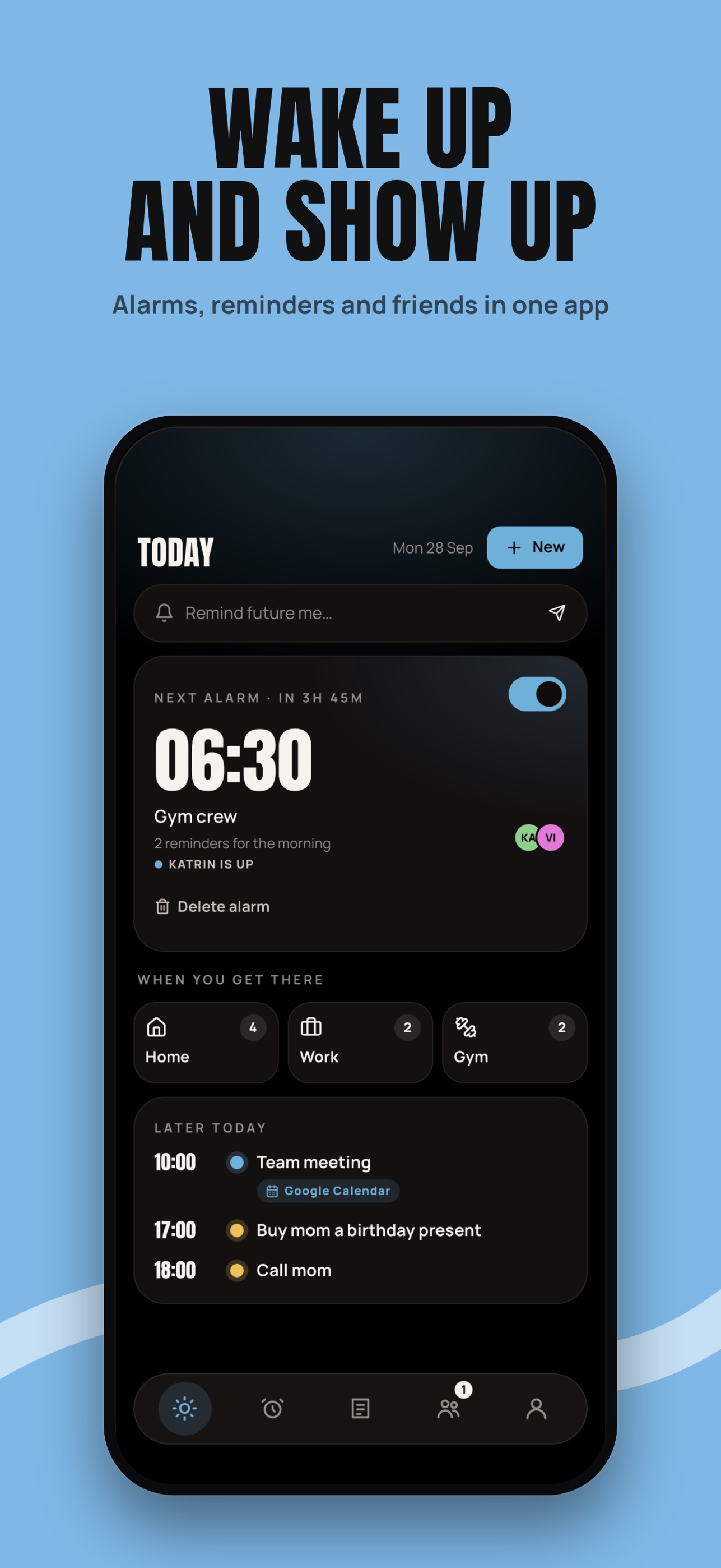 Screenshot 1 of Alarm Friends