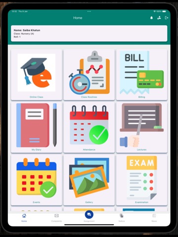 Lahan Namuna Boarding School iPad screenshot
