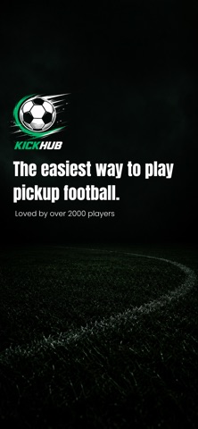 KickHub - Pickup Football iPhone screenshot 1