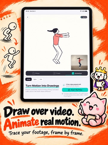 Flip Animation: 2D Draw Create iPad screenshot