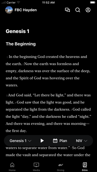 Screenshot 3 of Hayden First Baptist Church App
