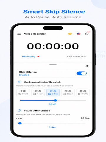 Voice Recorder: Easy Sound Rec iPad screenshot