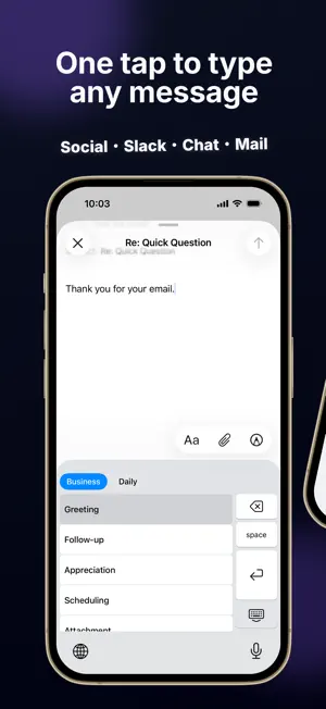 Text Templates: PhraseRack screenshot 1