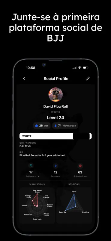 FlowRoll - Parceiro de BJJ screenshot 3 of 7