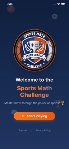 Sports Math Challenge screenshot