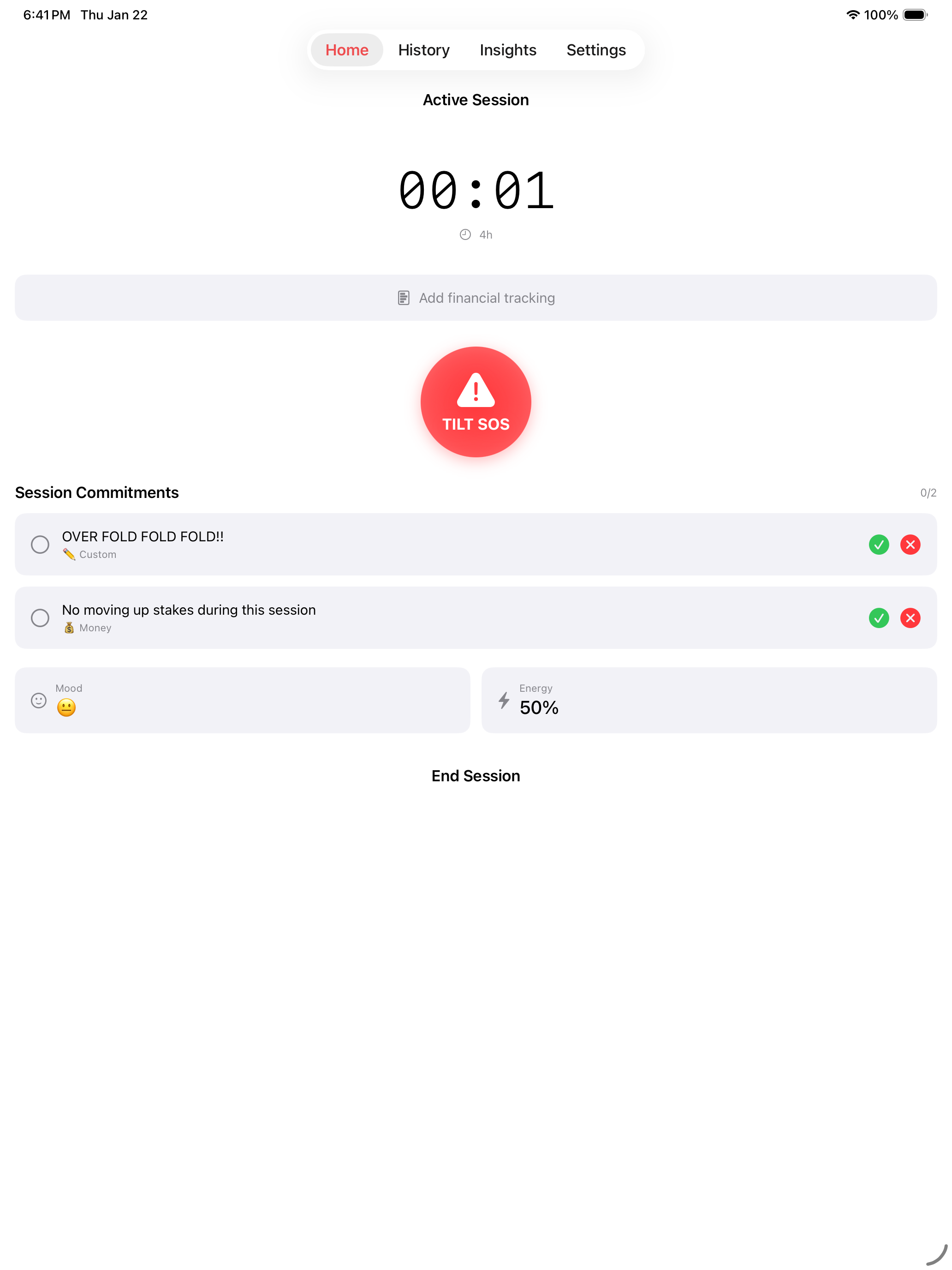 TiltFree: Poker Tracker & HUD