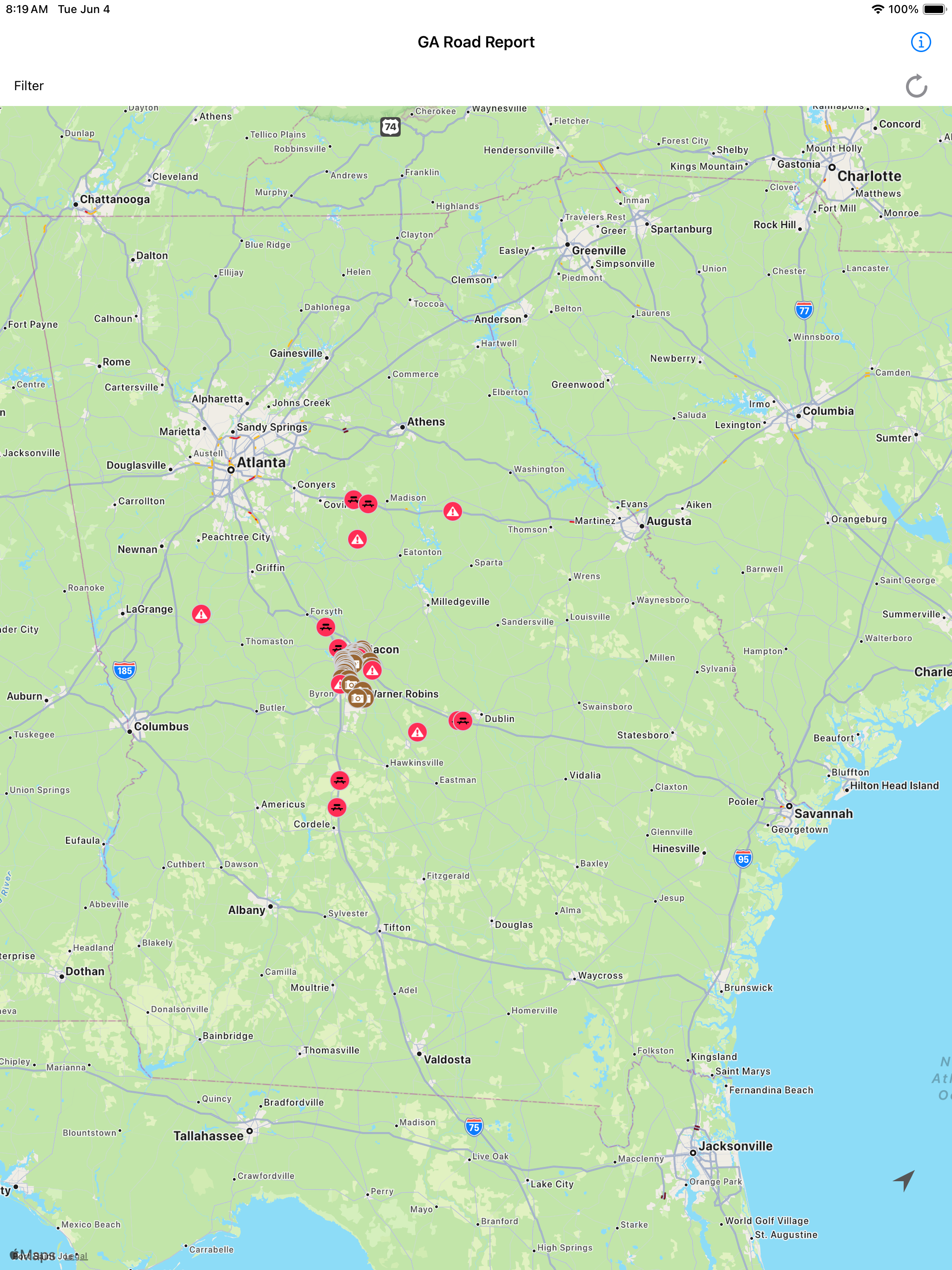 Georgia Road Report