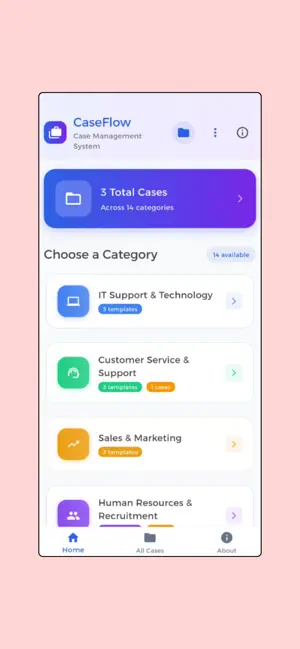 CaseFlow - Case Management screenshot 1