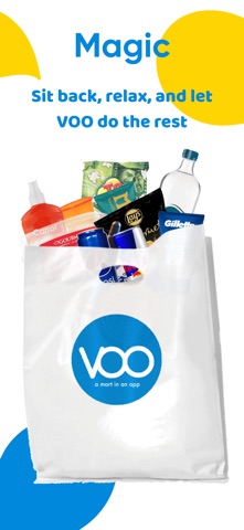 VOO: a mart in an app screenshot