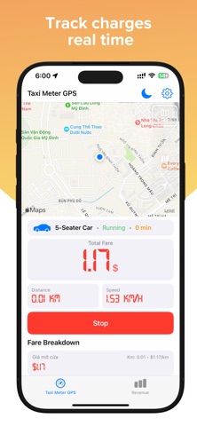 Taxi Meter GPS Screenshot 2 of 5