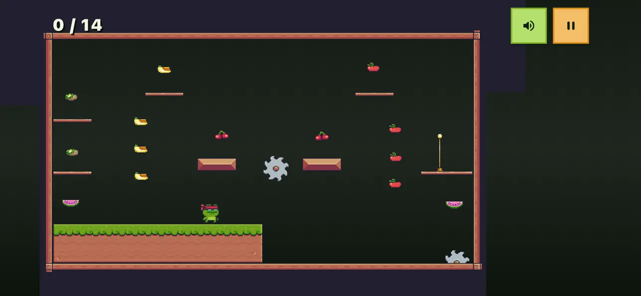 #2. Ninja Frog‎ (iOS) By: Elbek Mirzamaxmudov
