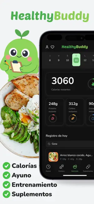 Healthy Buddy: Calorías iPhone screenshot 1