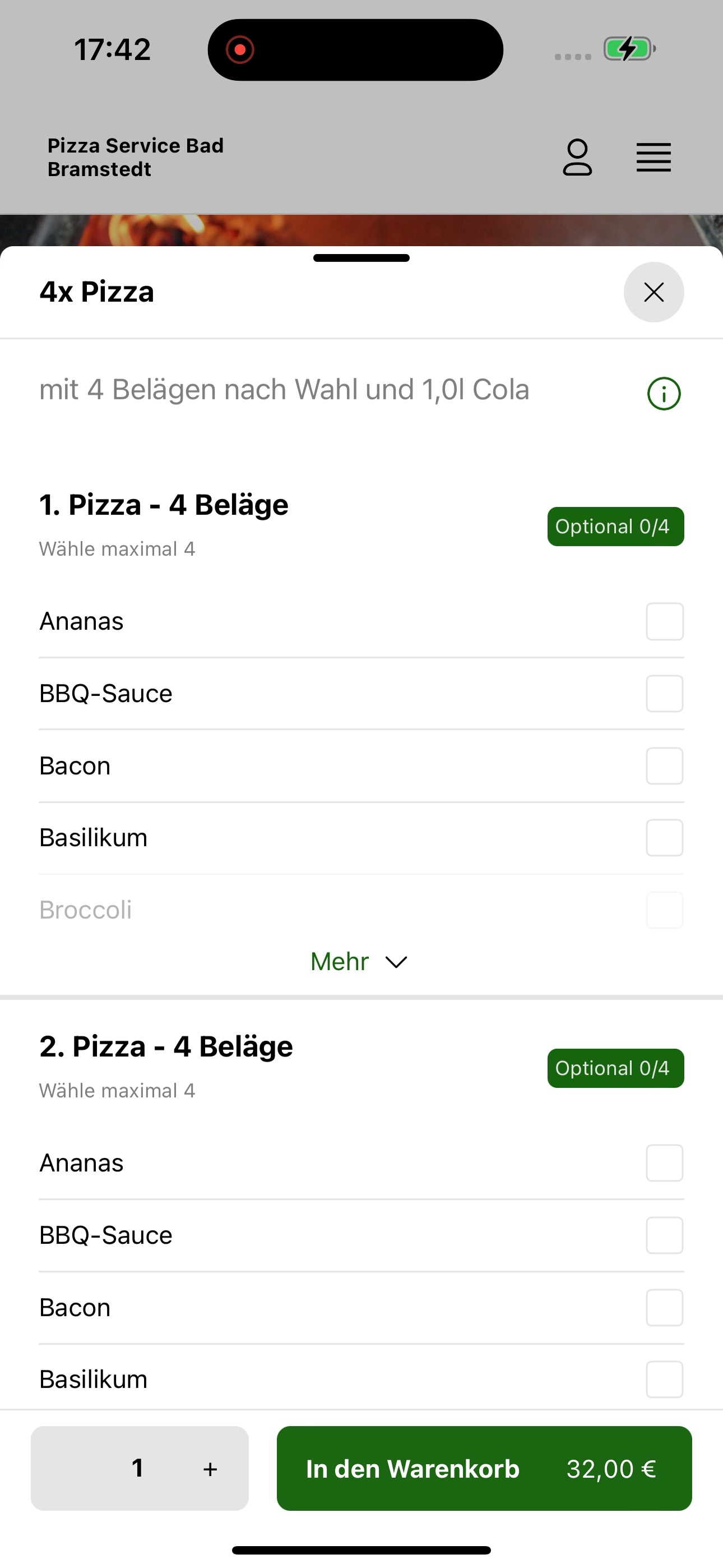 Pizza Service Bad Bramstedt screenshot 4