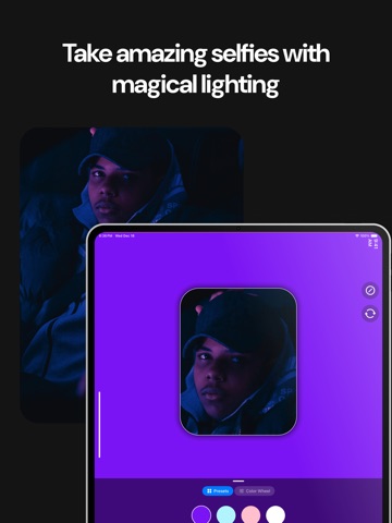 LittyCam - Take Selfie in Dark iPad screenshot