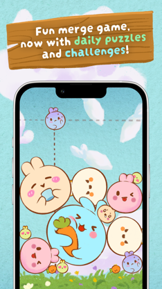 Pop Pop Bunny! Merge Game screenshot 1